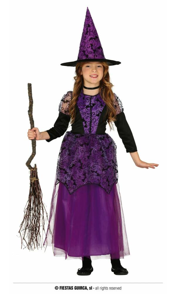 Pretty Lilac Witch - Age 10 to 12 Years