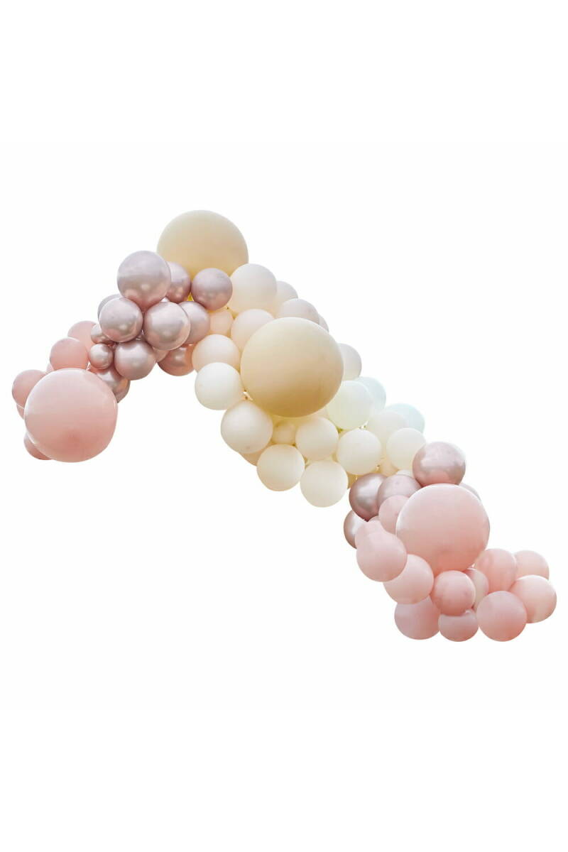 Luxe Peach, Nude And Rose Gold Balloon Arch Kit
