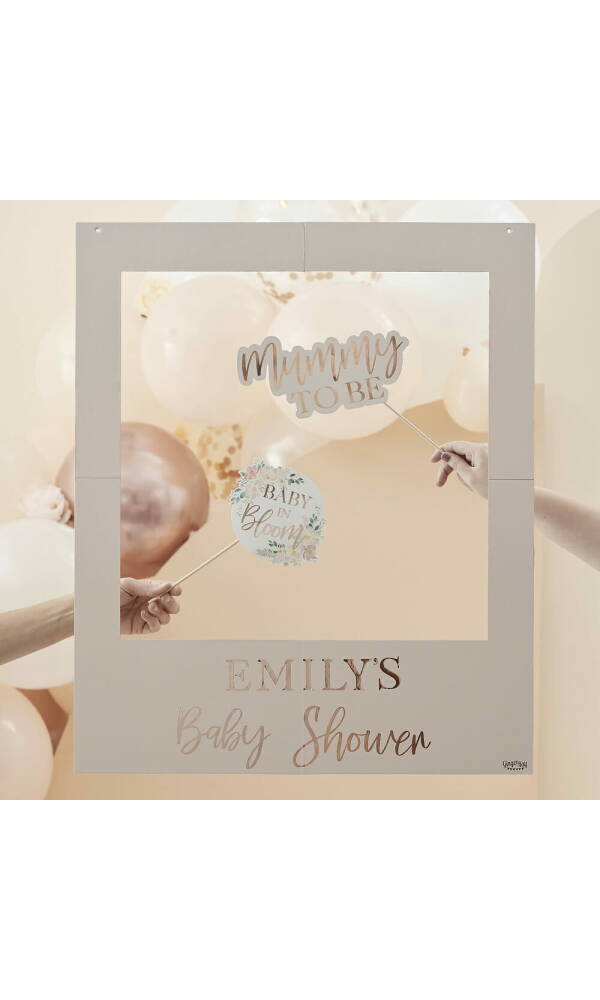 Customisable Baby Shower Photobooth Frame