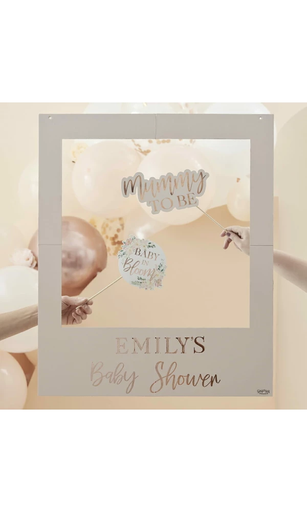 Customisable Baby Shower Photobooth Frame