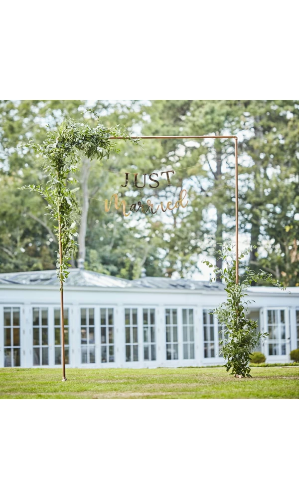 Copper Frame Wedding Arch