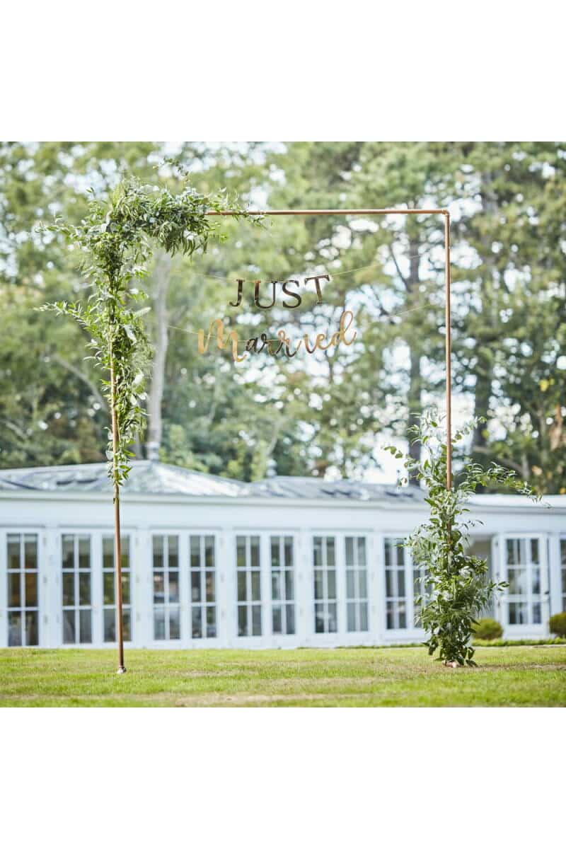 Copper Frame Wedding Arch