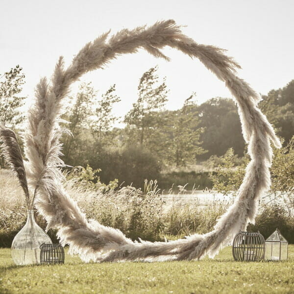 Copper Round Wedding Arch