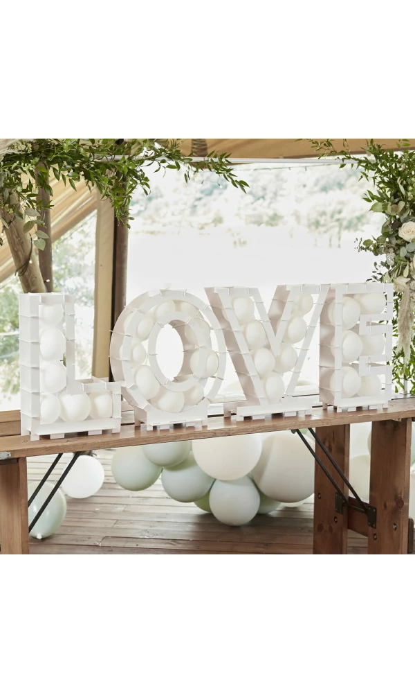 Love Balloon Mosaic Stand