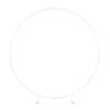 White Round Wedding Arch