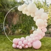 White Round Wedding Arch