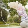 White Round Wedding Arch