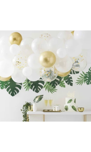 Gold Chrome Balloon Arch