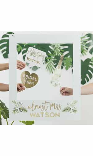 Botanical Personalised Hen Party Photo Frame