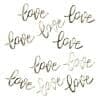 Gold Love Table Confetti