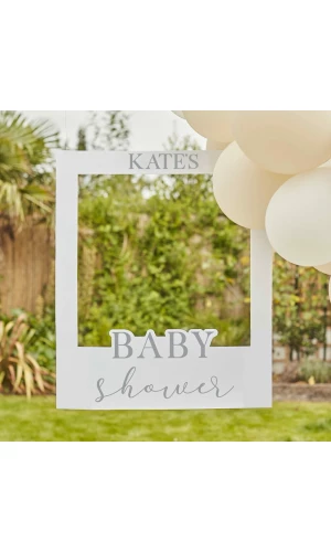 Customisable Baby Shower Photo Booth Frame