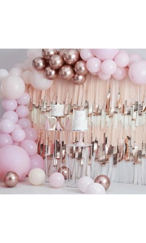 Pink and Rose Gold Balloon Arch Kit