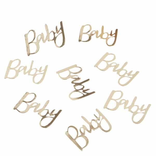 Gold Baby Shower Confetti