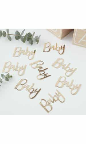 Gold Baby Shower Confetti