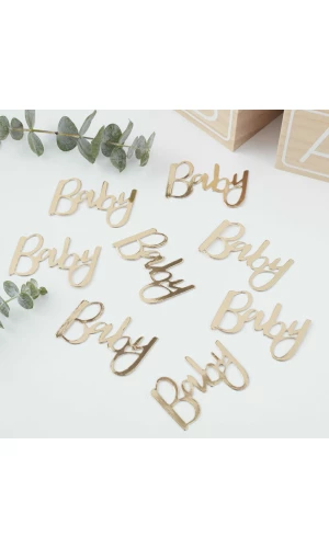Gold Baby Shower Confetti