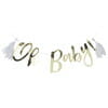 Gold Oh Baby! Baby Shower Bunting