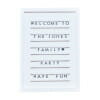 White Letter Display Board