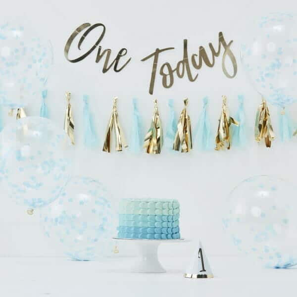 Blue Baby Cake Smash 1st Birthday Kit