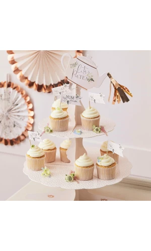 Teapot Tassel Afternoon Tea Cake Stand