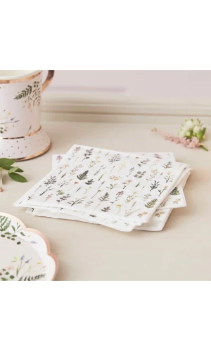 Afternoon Tea Floral Napkins