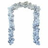 Silver And White Door Balloon Arch Kit
