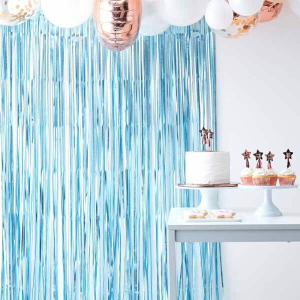 Curtain  Backdrop - Blue