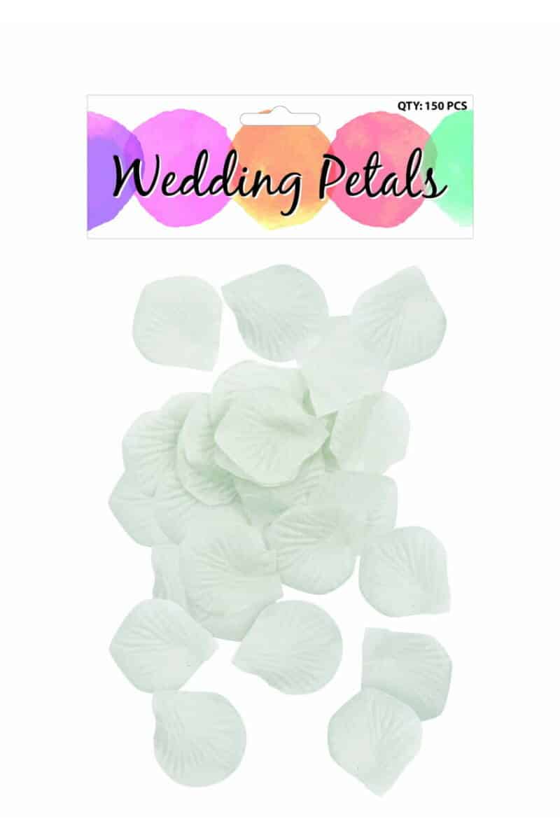 Flower Petals (4.5x5cm) White - 150pk