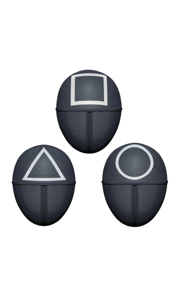 Squid Game Mask (Assorted) Adult One Size - 1pk