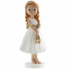 Communion Girl Cake Topper Barefoot - 13cm