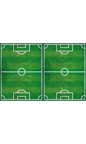 Football Party Plastic Tablecover 120x180cm - 1pk