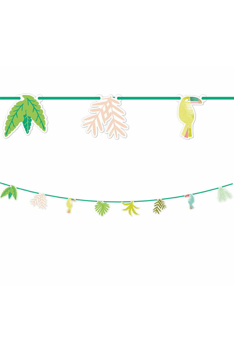 Jungle Balloons Paper Die-Cut Banner - 1pk