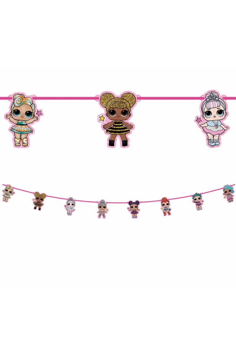LOL Glitterati Paper Die-Cut Banner - 1pk