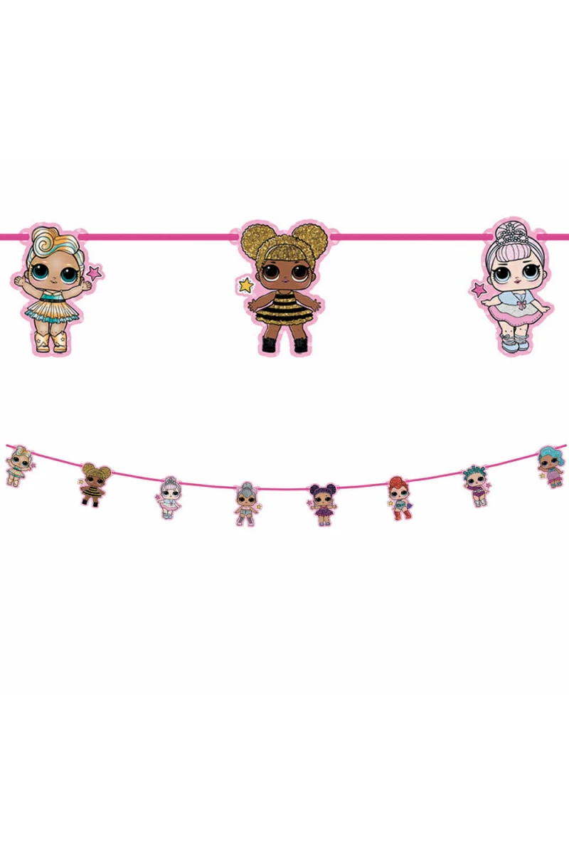 LOL Glitterati Paper Die-Cut Banner - 1pk