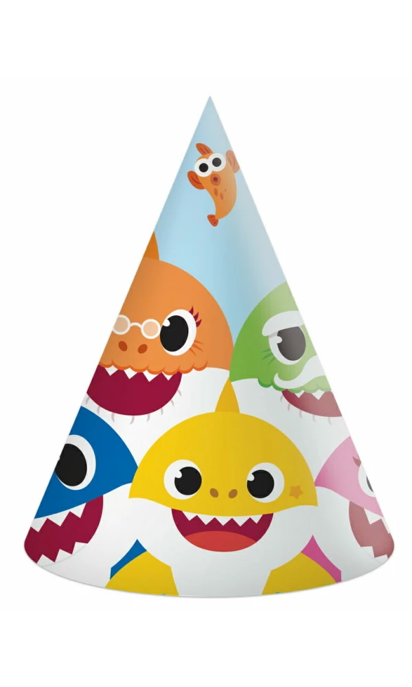 Baby Shark FSC Paper Hats - 6pk