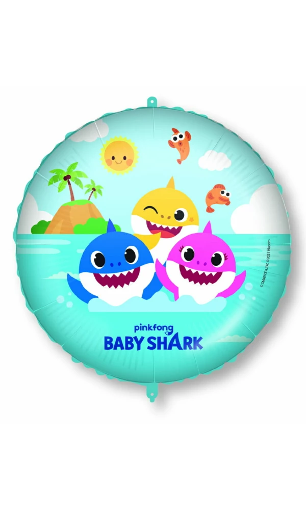 Baby Shark Foil Balloon - 1pk