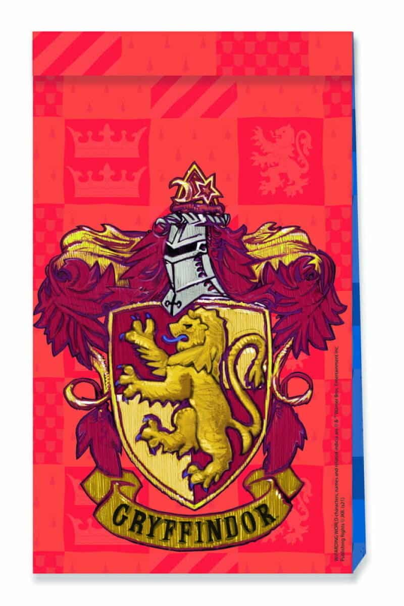 Harry Potter Hogwarts Houses FSC Paper Party Bags - 4pk