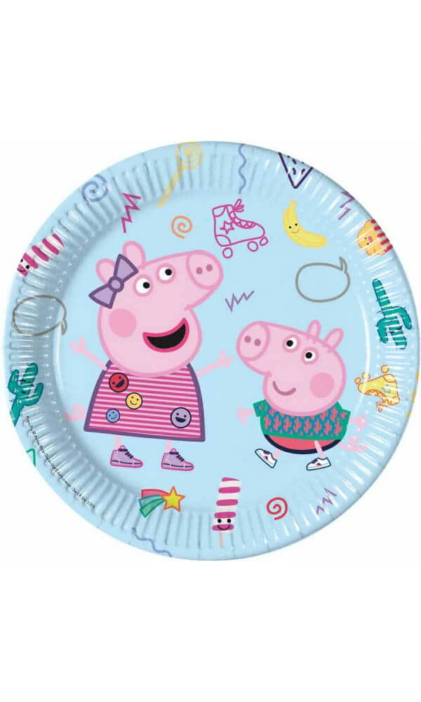Peppa Pig Messy Play FSC Paper Plates 23cm - 8pk