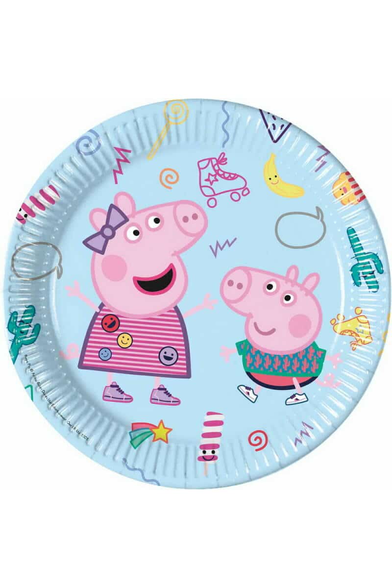 Peppa Pig Messy Play FSC Paper Plates 23cm - 8pk