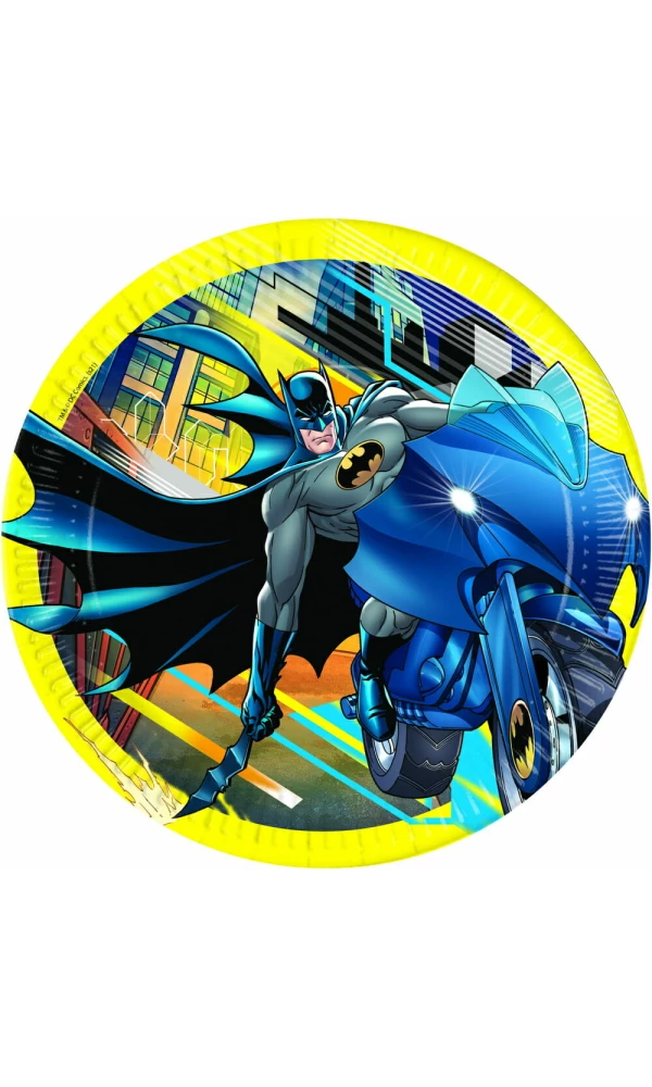 Batman Rogue Rage FSC Paper Plates 23cm - 8pk