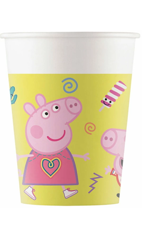 Peppa Pig Messy Play FSC Paper Cups 200ml - 8pk