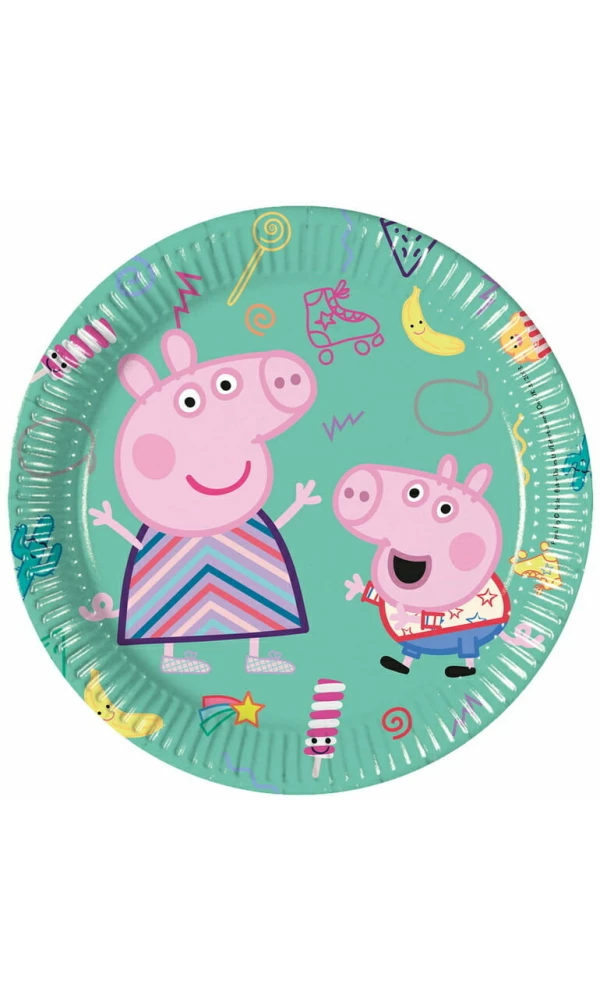 Peppa Pig Messy Play FSC Paper Plates 20cm - 8pk