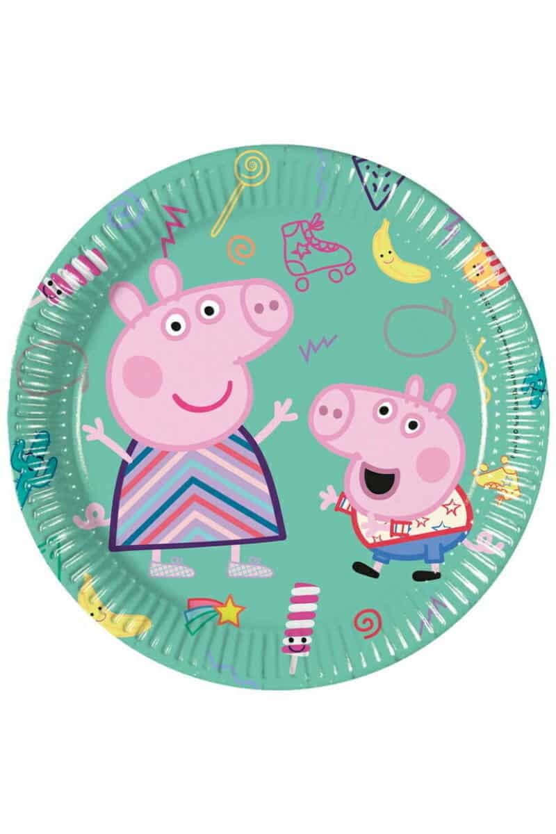 Peppa Pig Messy Play FSC Paper Plates 20cm - 8pk
