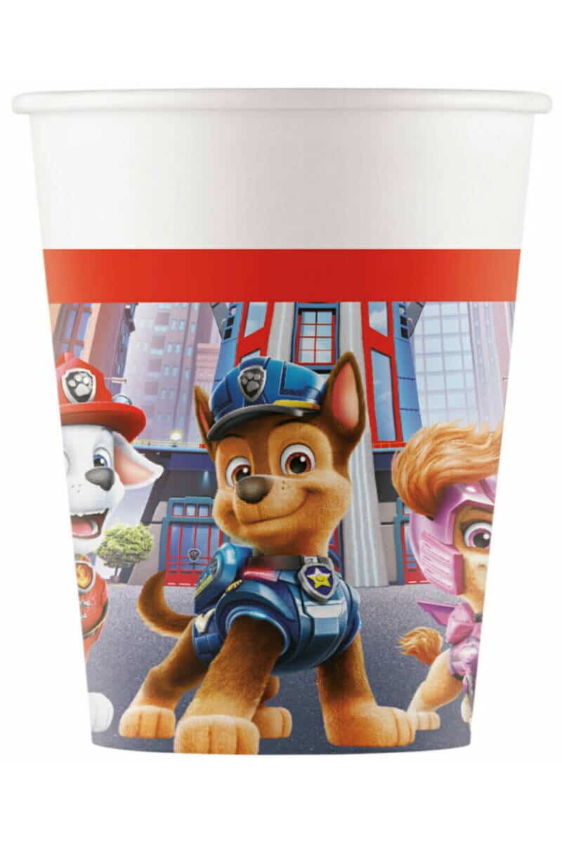 Paw Patrol The Movie FSC Paper Cups 200ml - 8pk