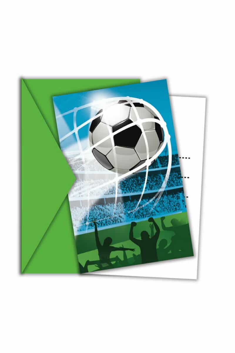 Soccer Fans FSC Invitations & Envelopes - 6pk
