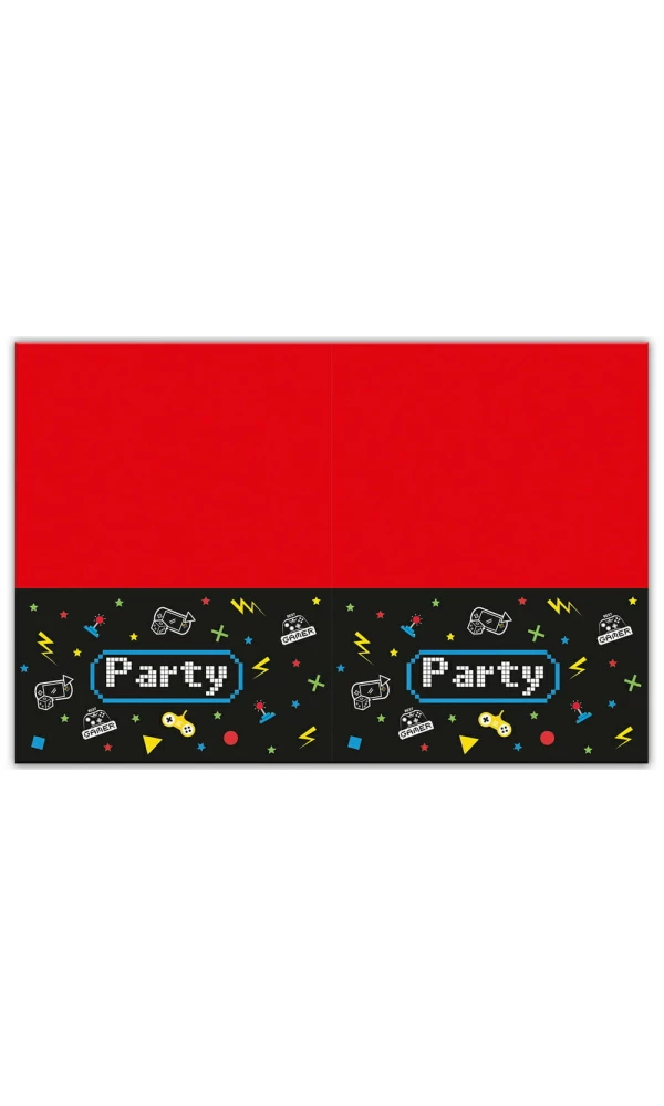 Gaming Party Plastic Tablecover 120x180cm - 1pk