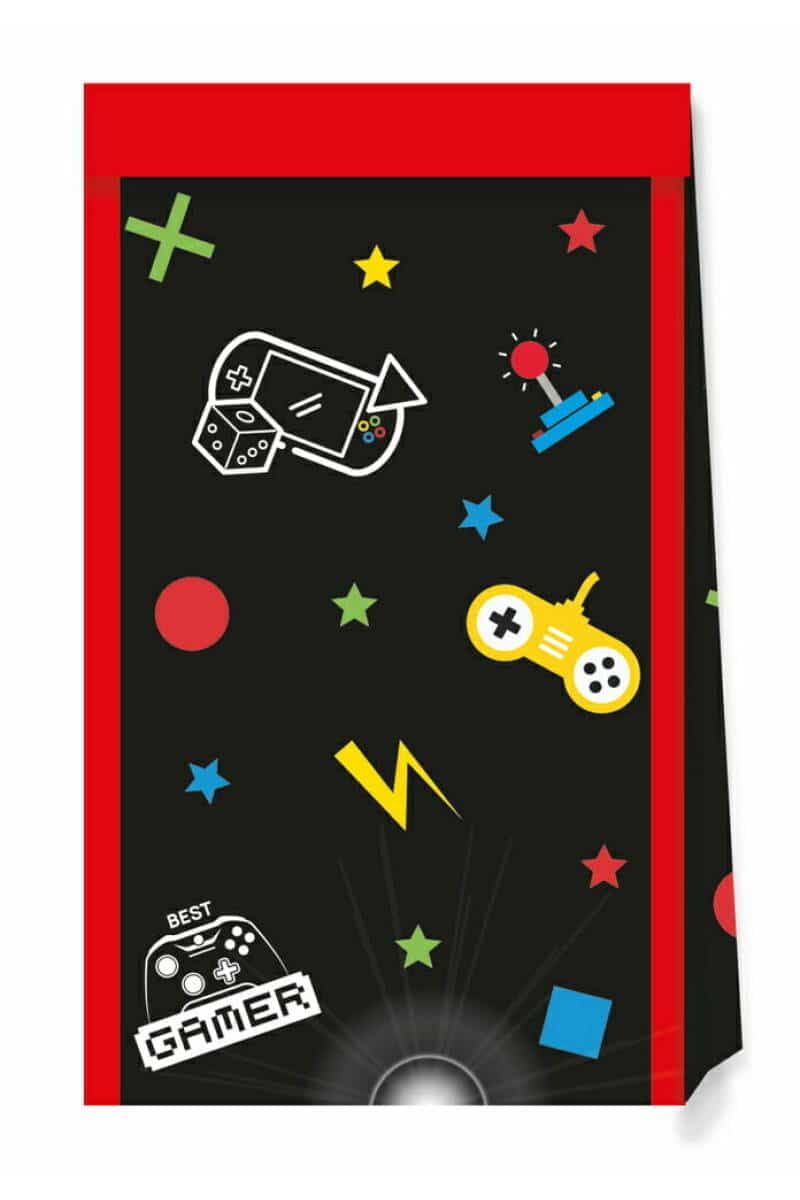 Gaming Party FSC Paper Party Bags - 4pk