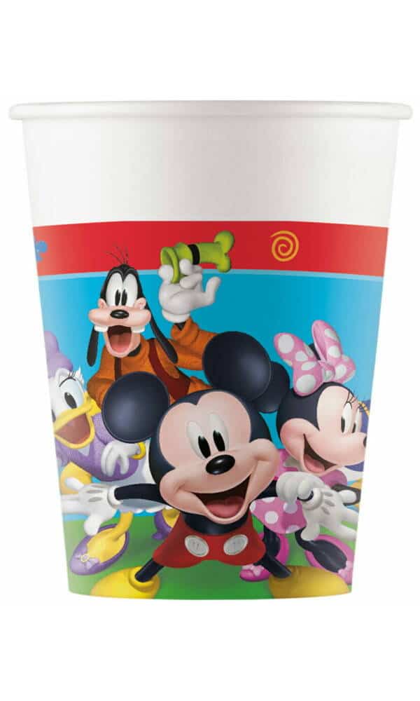 Mickey Rock The House FSC Paper Cups 200ml - 8pk