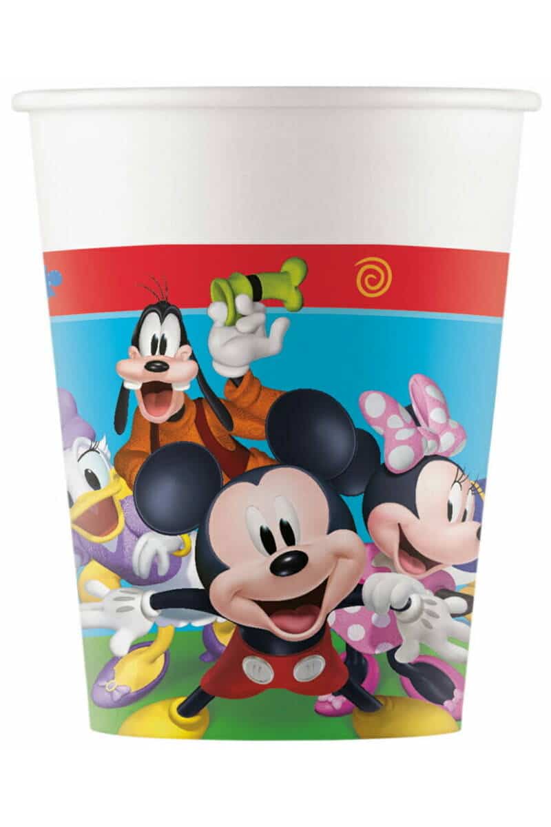 Mickey Rock The House FSC Paper Cups 200ml - 8pk
