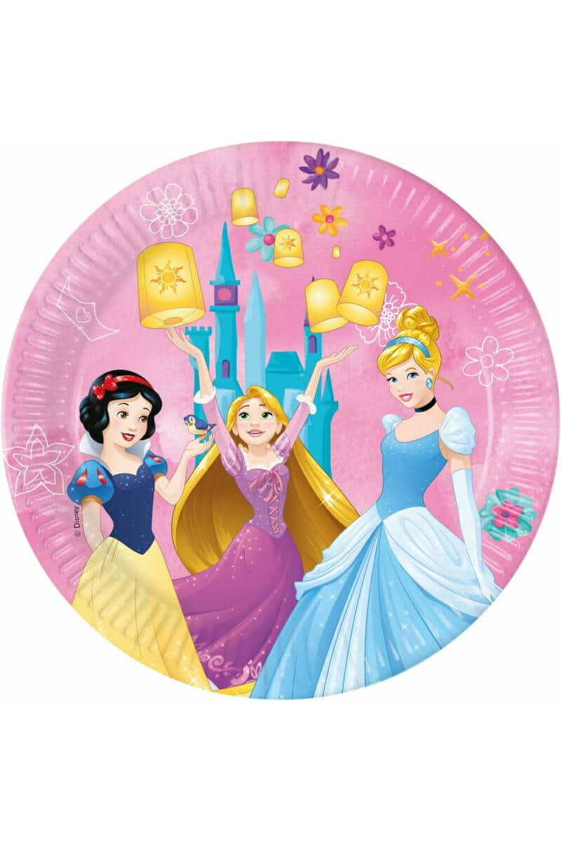 Princess Live Your Story FSC Paper Plates 23cm - 8pk
