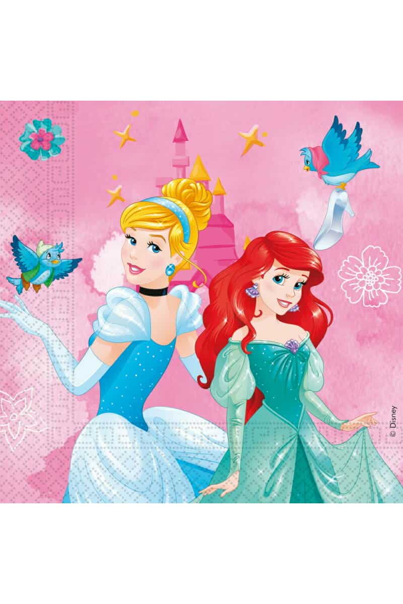 Princess Live Your Story Two-Ply Paper Napkins 33x33cm - 20pk